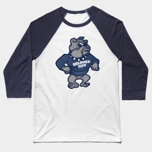 Shermer High Bulldog Mascot Baseball T-Shirt